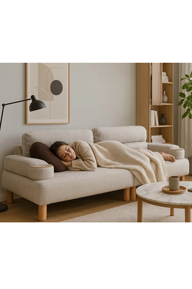 Legna Bohem Kanepe, Açık Krem